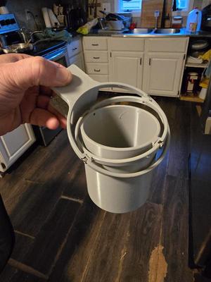 gimbal cup holder for canoe