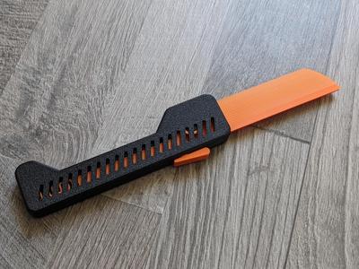 One handed spring blade / knife