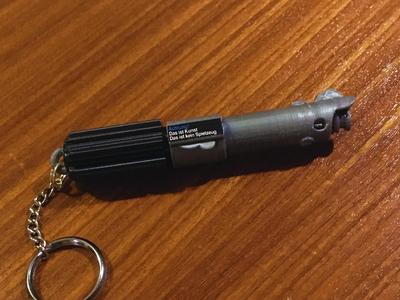 Fortune Bearing Lightsaber Key Fob