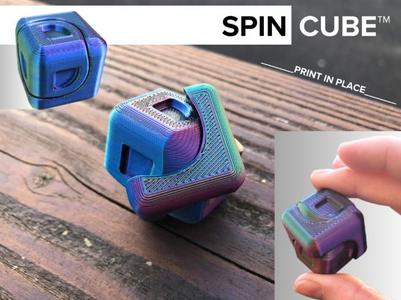 Spin Cube (Print in Place) 0.2mm nozzle