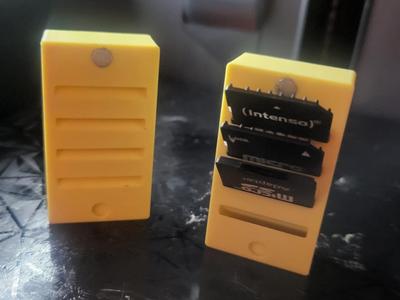 Magnetic SD Card Holder