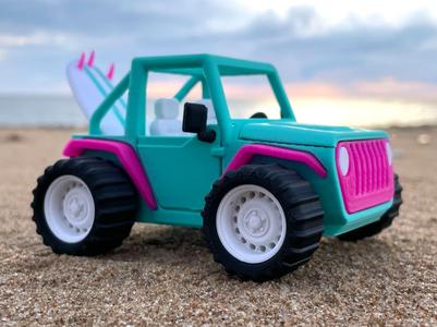BEACH SURFER JEEP - model kit