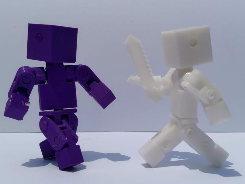 Mini Minecraft Inspired Action Figure
