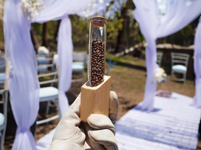Test Tube Holder Wedding Favor