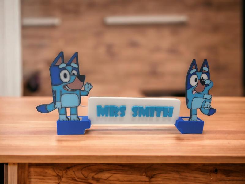Bluey Desk Nameplate