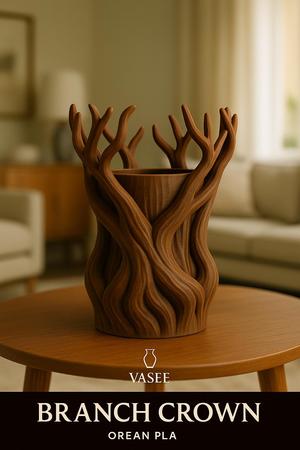 Vase Art – root organizer pot with earthy spirit