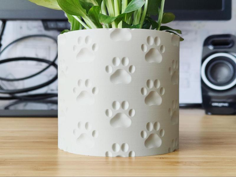 Animal Paw Pattern Plant pot Planter - Vase mode