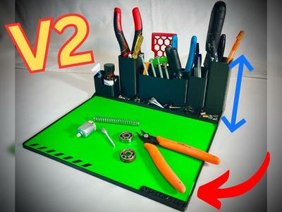V2 Tool & Tech Mat (with removable tray insert)
