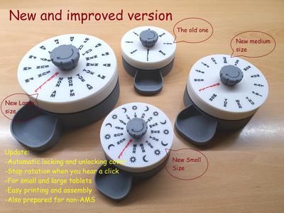 One Click weekly pill dispenser V2.0