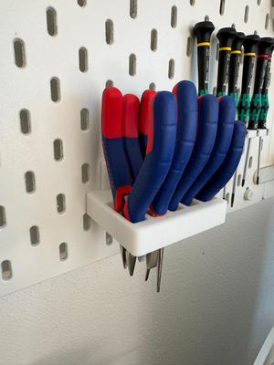 IKEA Skadis Small Pliers Holder with a T-Clip