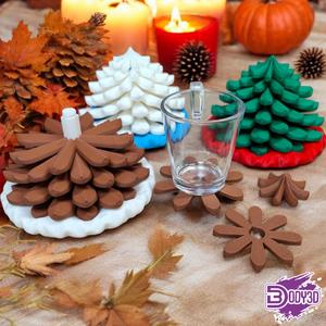Christmas Tree - Set of Coasters