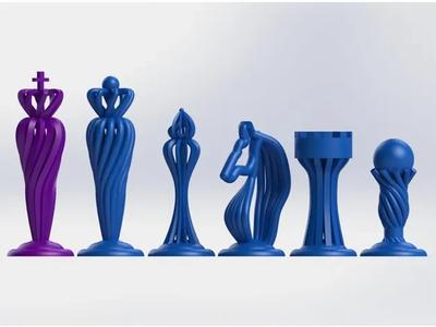 Modern Chess Set