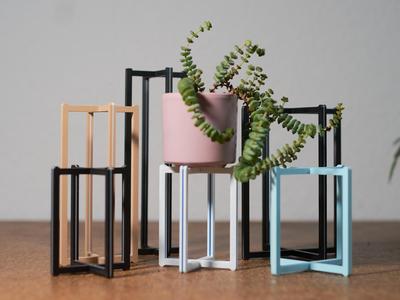 Snap Fit Planter Stands
