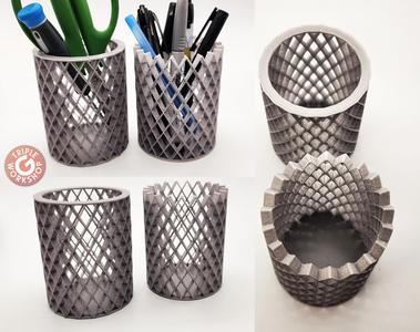◇ Mesh Pencil Cups ◇