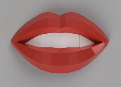 Woman Lips Wall Pop Art (multiparts]