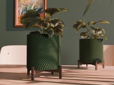 Twisted Vasemode Planter