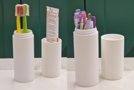 Toothbrush or Pencil tube travel case