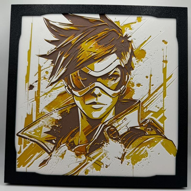 Overwatch - Tracer - Hueforge