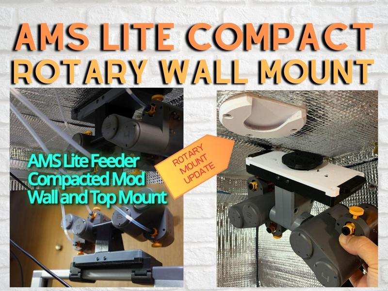 AMS Lite Feeder Compacted Mod Wall and Top Mount