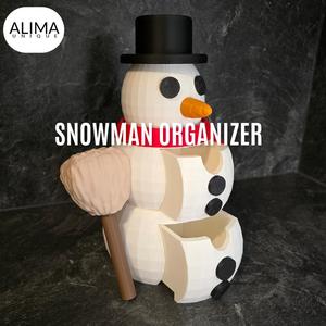Snowman Organizer - multi part