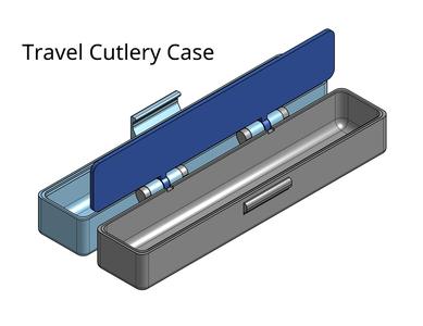 Double-sided Travel Cutlery Case