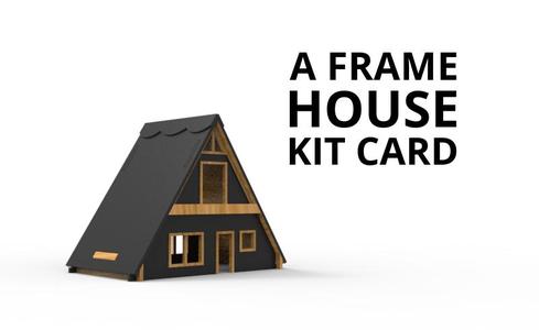 A-Frame House Kit Card