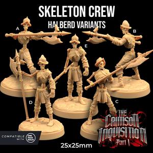 Skeleton Crew with Halberd