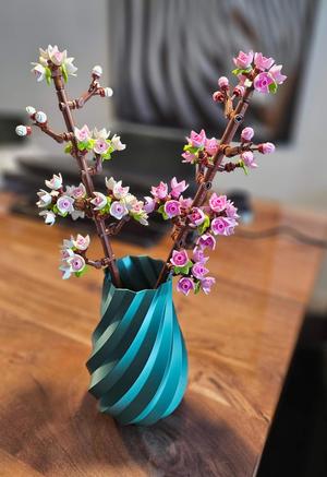 Vase for brick flowers