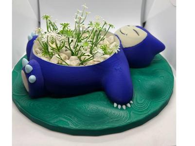 Snorlax Plant vase 4 colours