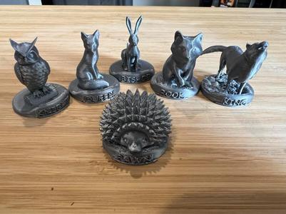 Chess forest animals / échec animaux de la foret
