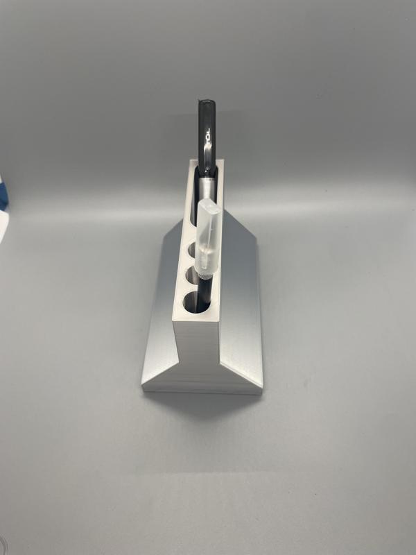 Concrete Pencil Holder - Construction Barricade