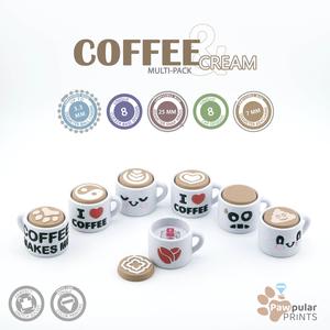 Coffee & Cream Multi-Pack - Fidget Keychain [Private Use Only]