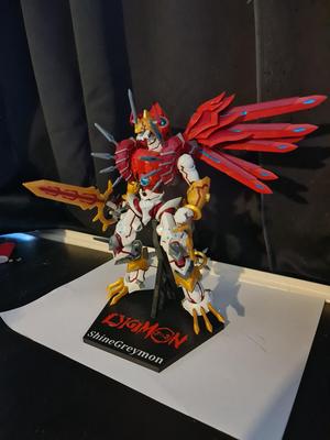 Shinegreymon figure rise stand