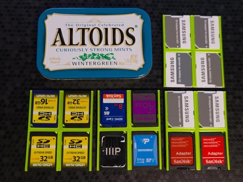 Altoids Slim SD Card Organizers