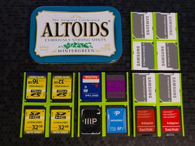 Altoids Slim SD Card Organizers
