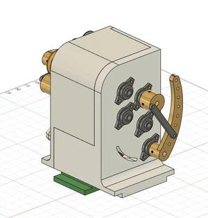 Wood Lathe - Ornamental Gear Box   