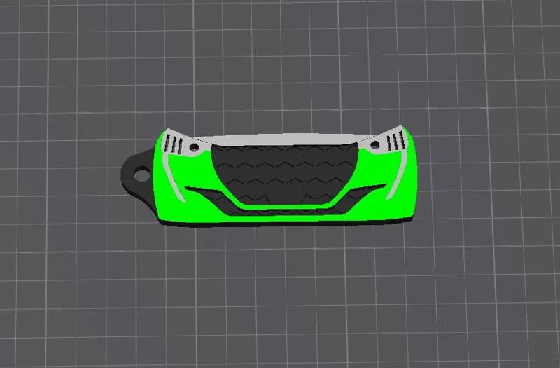 Peugeot 208 Keychain   