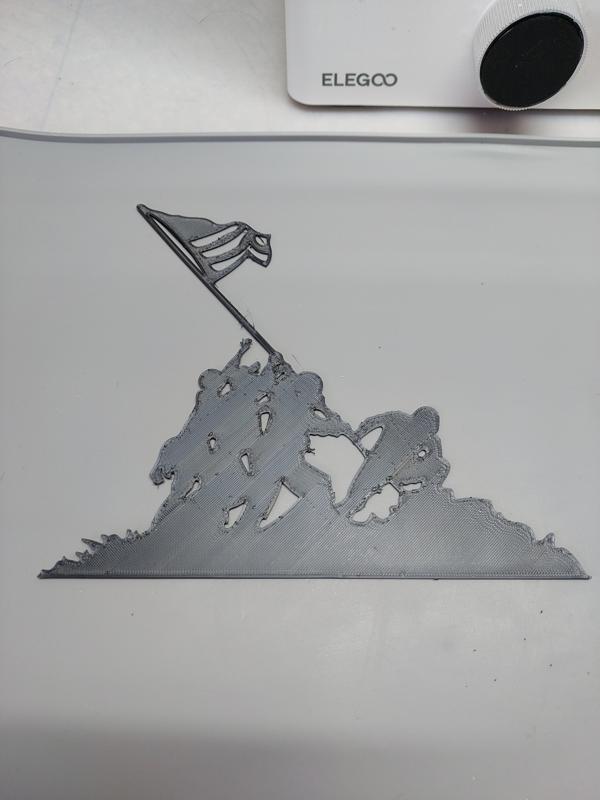 The Stars and Stripes on Iwo Jima