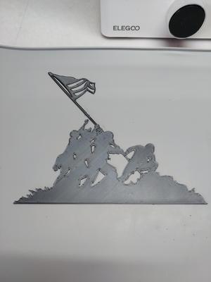 The Stars and Stripes on Iwo Jima