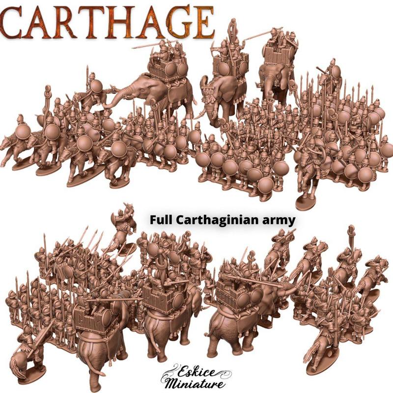 Carthaginian Army - 15mm Epic History Battle
