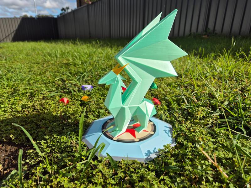 Crystal Statue - Spyro the Dragon w/ separate base
