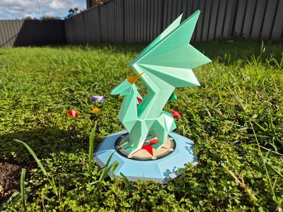 Crystal Statue - Spyro the Dragon w/ separate base