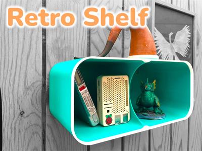 Retro Wall Shelf
