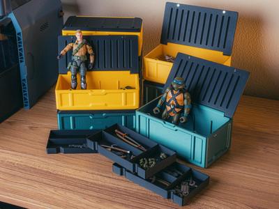 Action Figure Footlocker/Case