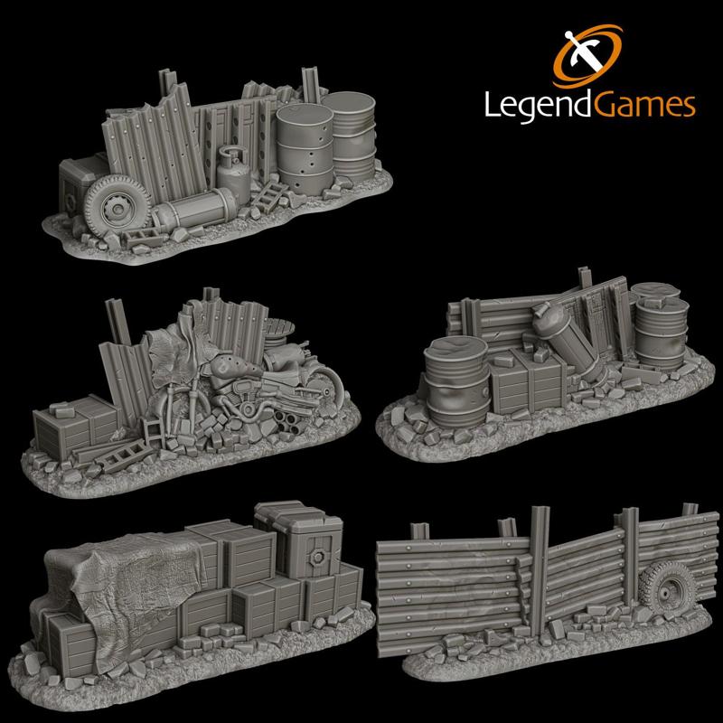 LegendGames Barricade set - Post Apocalypse