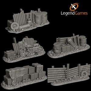 LegendGames Barricade set - Post Apocalypse
