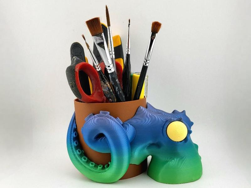 pen holder kraken brush and tool holder
