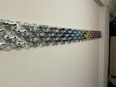 Honeycomb HotWheels Display Stand