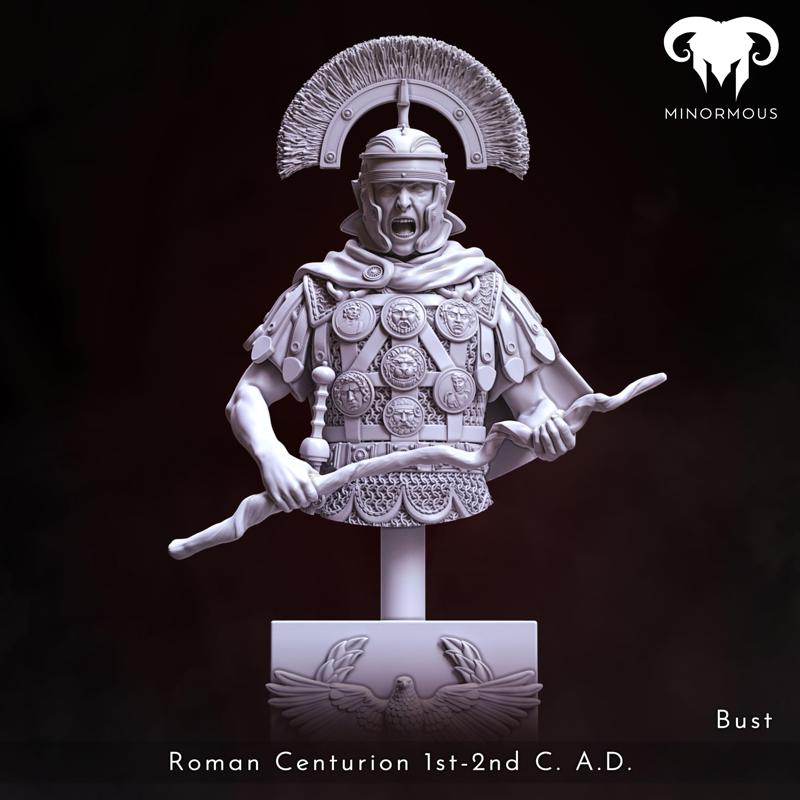 Bust - Roman Centurion 1st-2nd C. A.D. Discipline and Order!