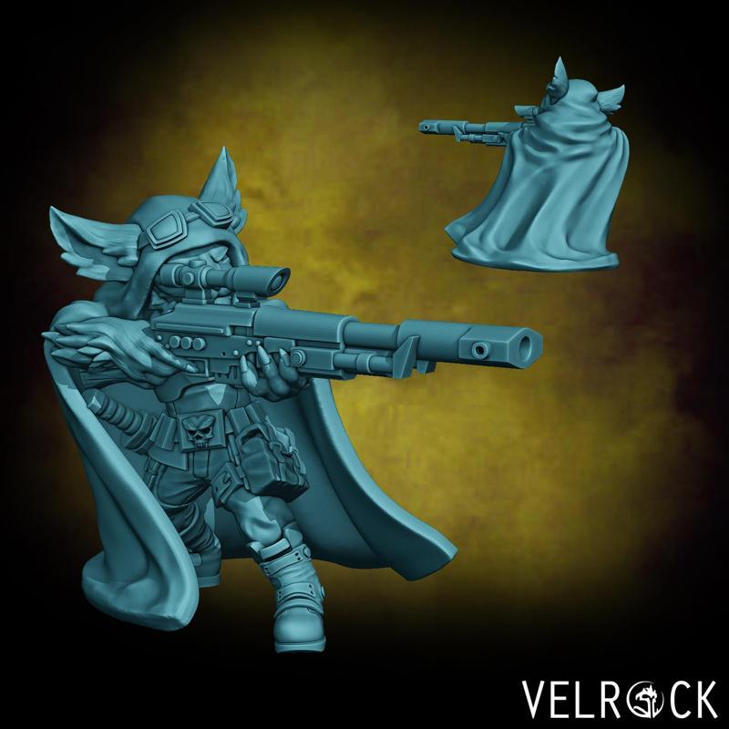 Male Catling Sniper 1 (PRESUPPORTED)